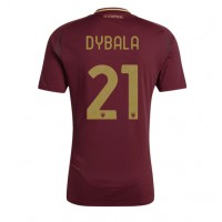 Camiseta AS Roma Paulo Dybala #21 Primera Equipación 2024-25 manga corta